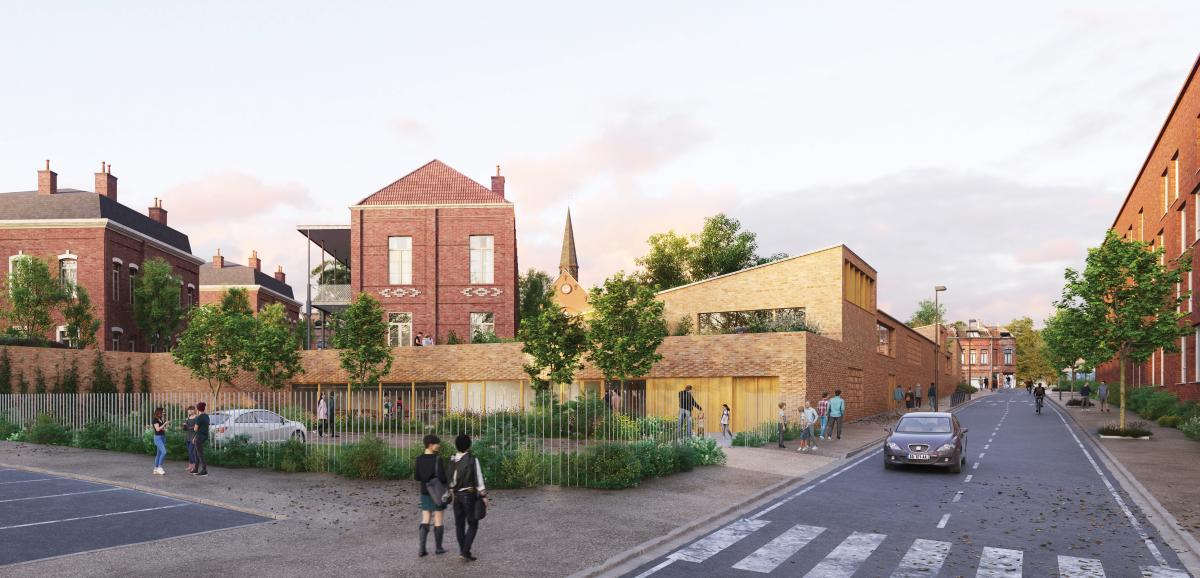 Extension et r&eacute;habilitation du groupe scolaire Blaise Pascal et de la halte-garderie Pimprenelle et Nicolas.

L&rsquo;ensemble du site comprend [......]