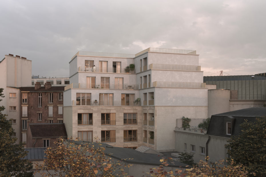 Construction de 25 logements et 1 local commercial rue des 4 chemin&eacute;es.

L&rsquo;op&eacute;ration consiste en la construction d&rsquo;un b&acirc;timent [......]