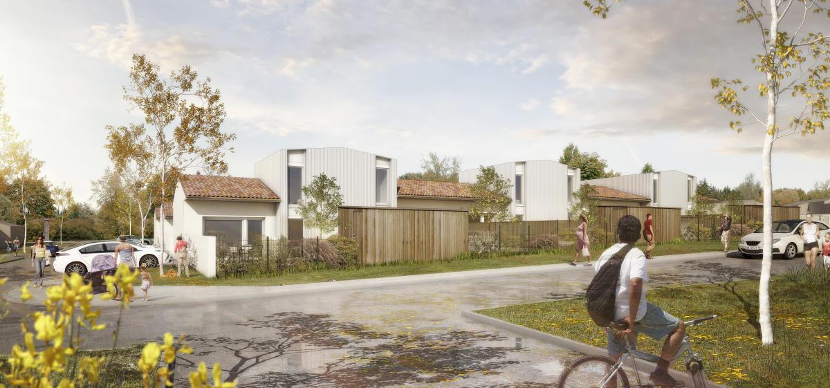 Constructions de 18 logements individuels rue Maurice Ravel&nbsp;comprenant 12 T3 (dont 4 HSS) et 6 T4.

Maitre d'ouvrage : 3F - IMMOBILIERE ATLANTIQUE [......]