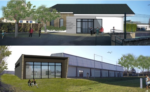 Extension de l&rsquo;accueil p&eacute;riscolaire, construction d&rsquo;une classe &eacute;l&eacute;mentaire et extension du gymnase &agrave; Jarz&eacute; [......]