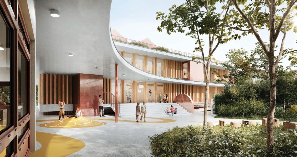Extension de l&rsquo;&eacute;cole et restructuration du p&ocirc;le restauration

Ma&icirc;tre d'ouvrage&nbsp;: Ville de Athis Mons (91)

Equipe [......]